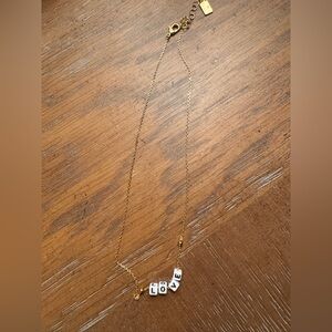 NWOT Little Words Project Chic Gold 'LOVE' Necklace